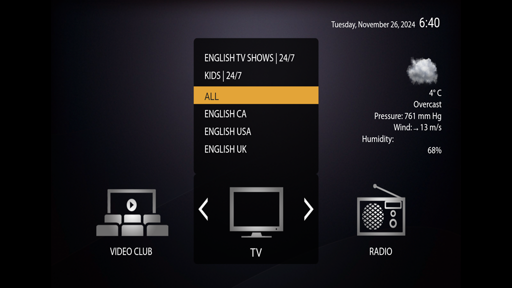 OrionTV 4K IPTV Canada — live sports, movies and entertainment